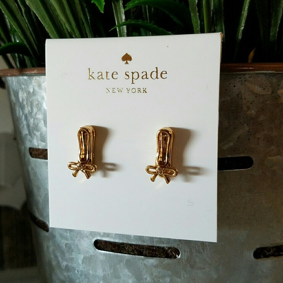 Kate spade ballerina shoes stud earrings - Picture 3 of 3